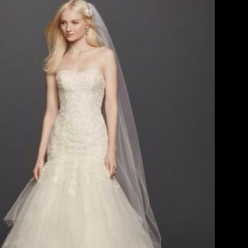 Brand New Oleg Cassini Strapless Mermaid Dress - 6